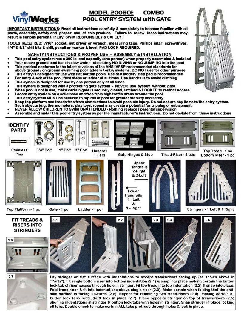 Vinyl Works 2008CE COMBO Assembly instructions Vinyl Works 2008CE COMBO Assembly instructions