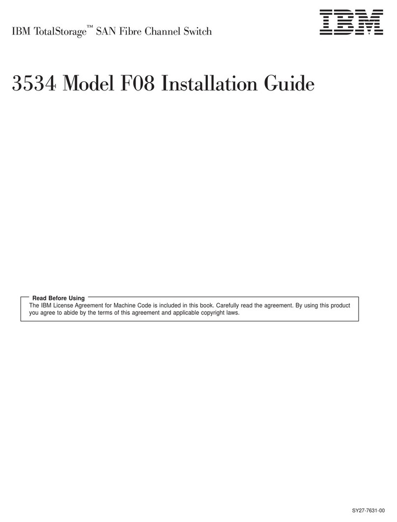 IBM TotalStorage 3534-F08 User manual