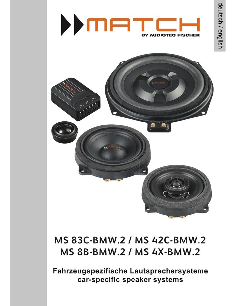 Match MS 83C-BMW.2 user manual