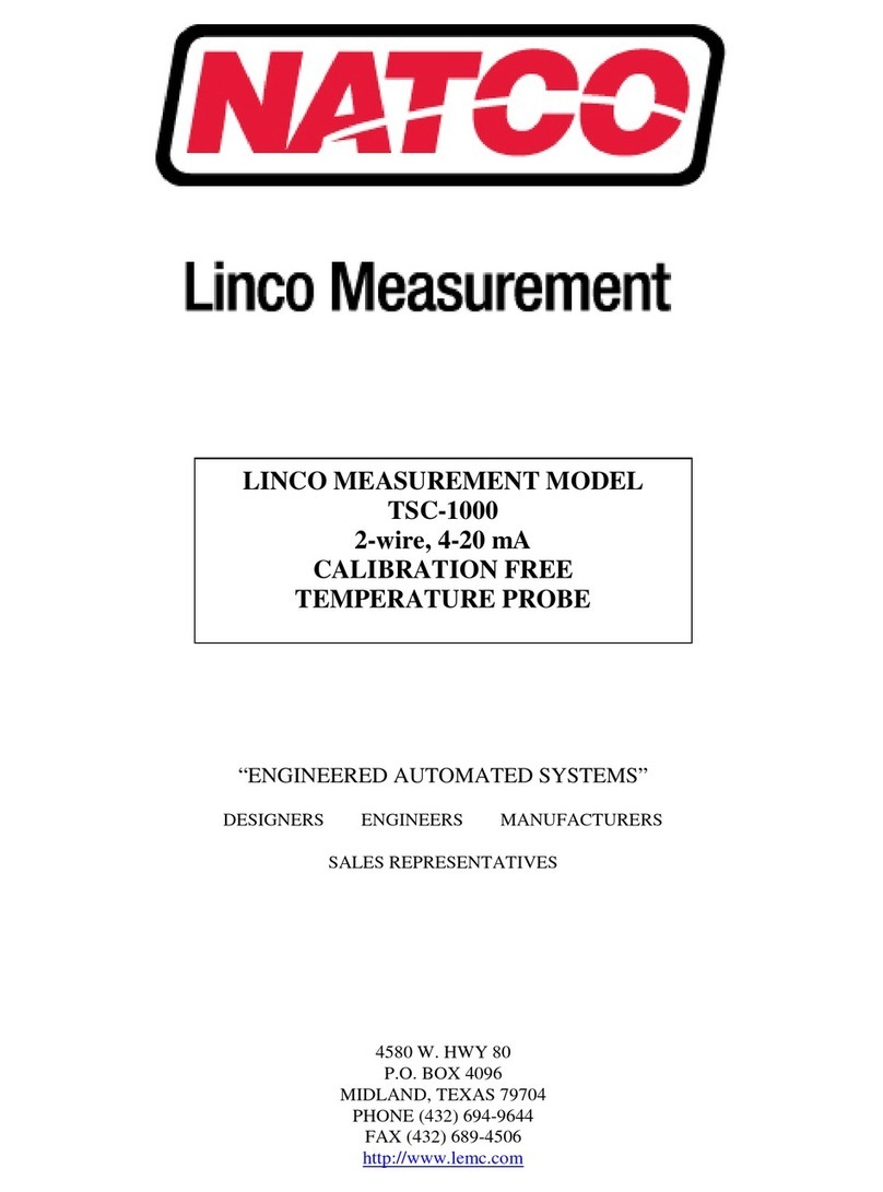 Linco Measurement TSC-1000 manual