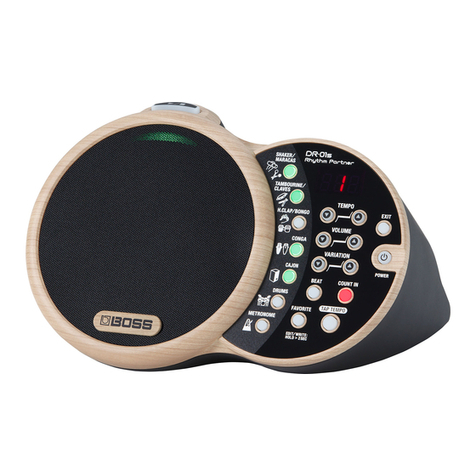 BOSSCO DR-01s User manual
