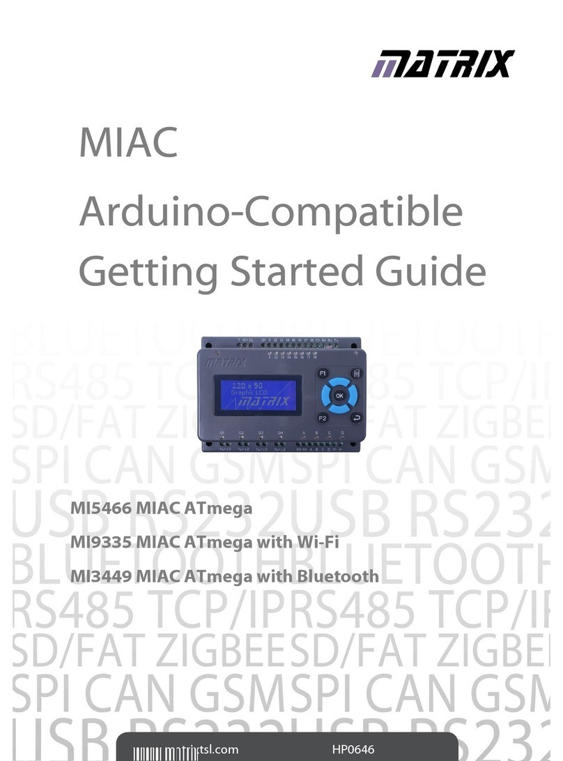 Matrix MI5466 MIAC ATmega Getting started guide