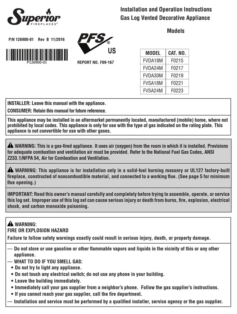 Superior FVDA18M User manual Superior FVDA18M User manual