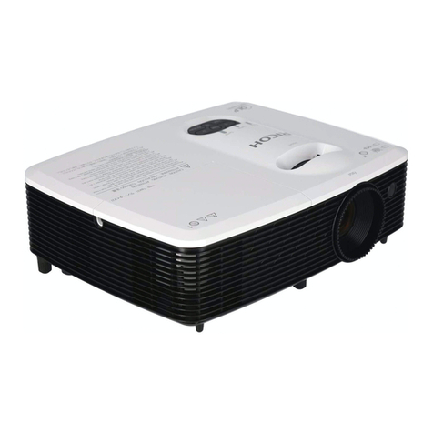 Ricoh PJ WX2440 User manual Ricoh PJ WX2440 User manual