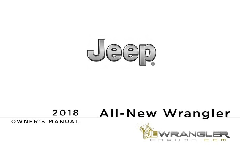 Jeep Wrangler2018 User manual