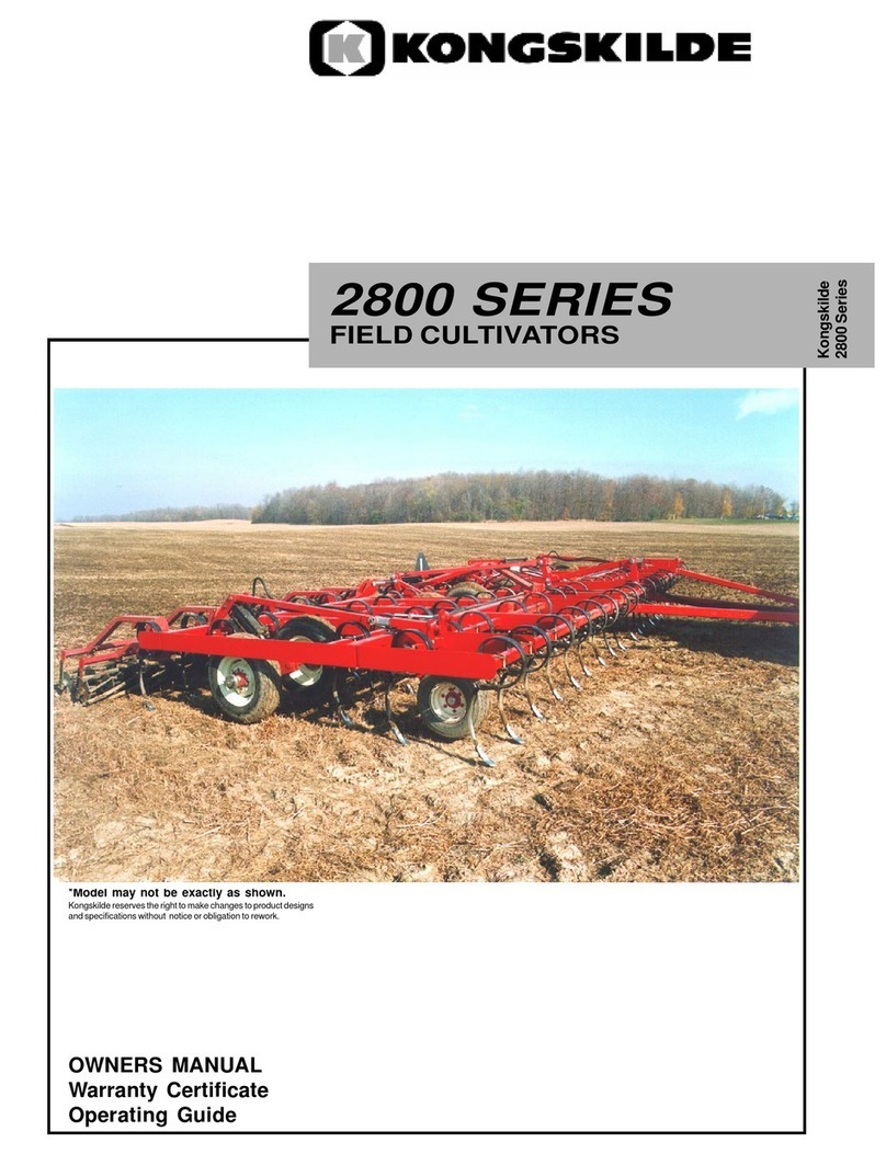 Kongskilde 2800 SERIES owner's manual