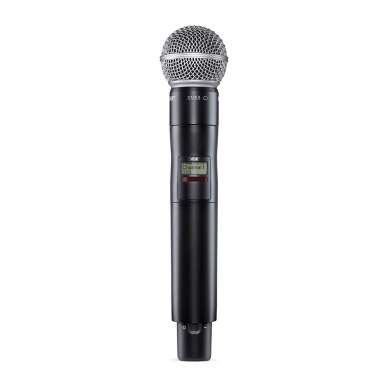 Shure AD2 User manual