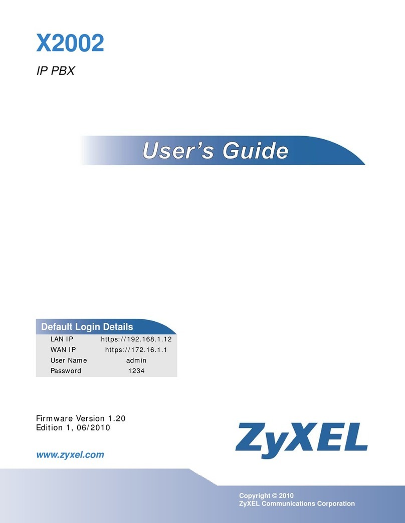 ZyXEL Communications X2002 user guide
