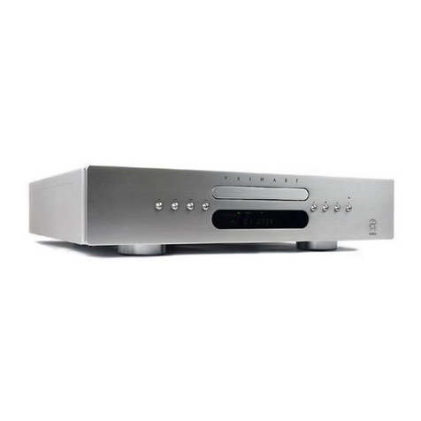 Primare DVD26 User manual