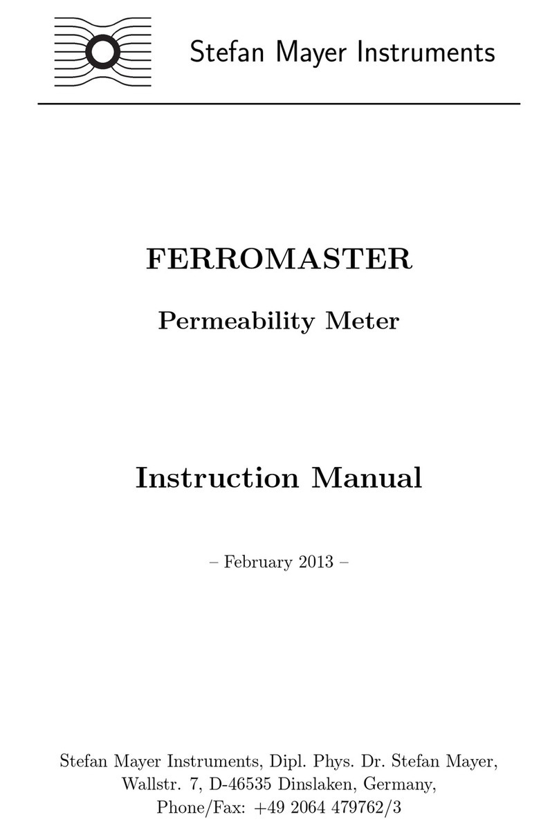 Stefan Mayer Instruments FERROMASTER User manual
