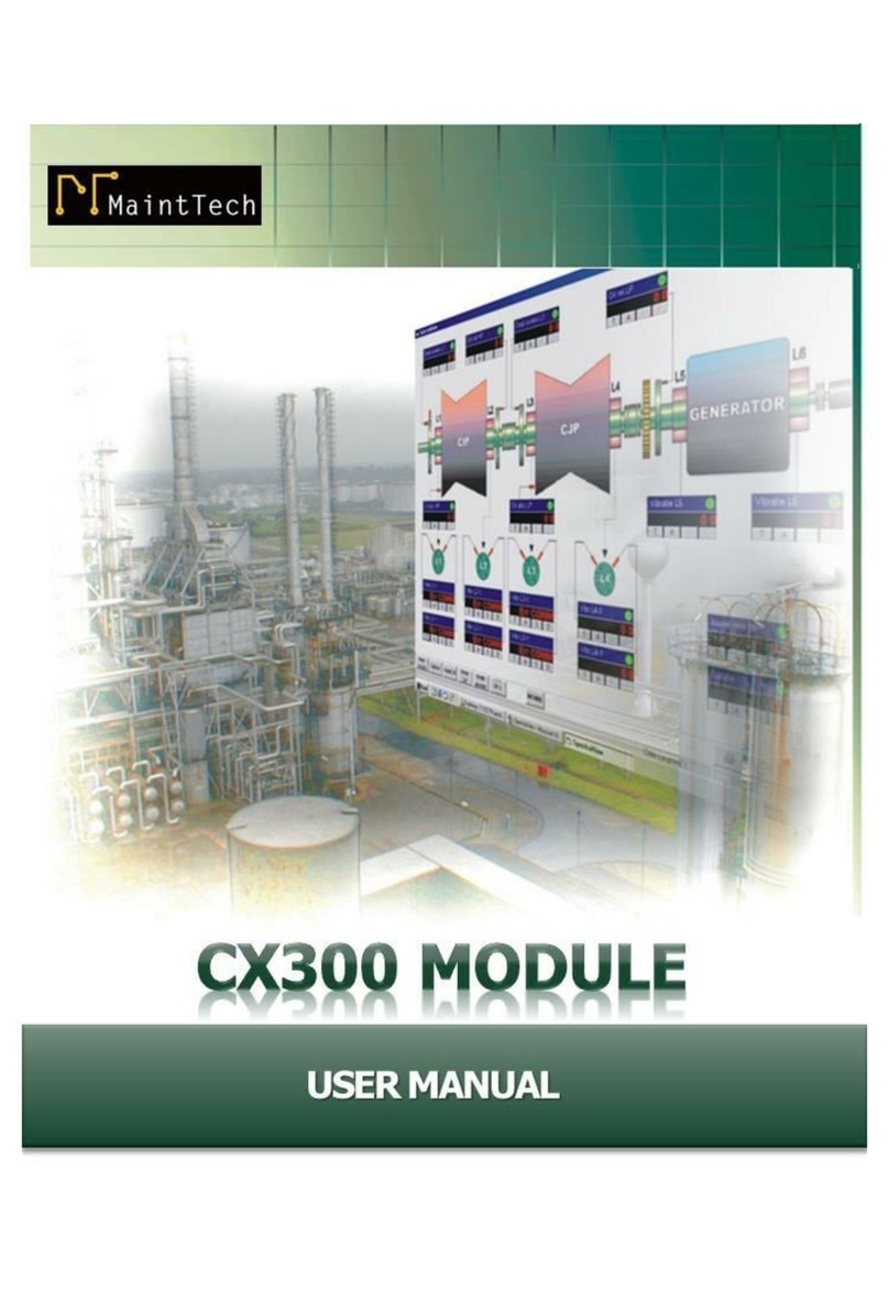 MaintTech CX300 User manual