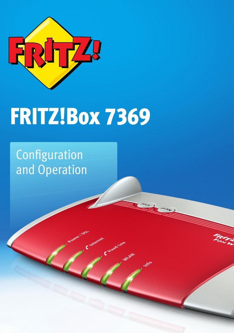 Fritz!Box 7369 Configuration and operation