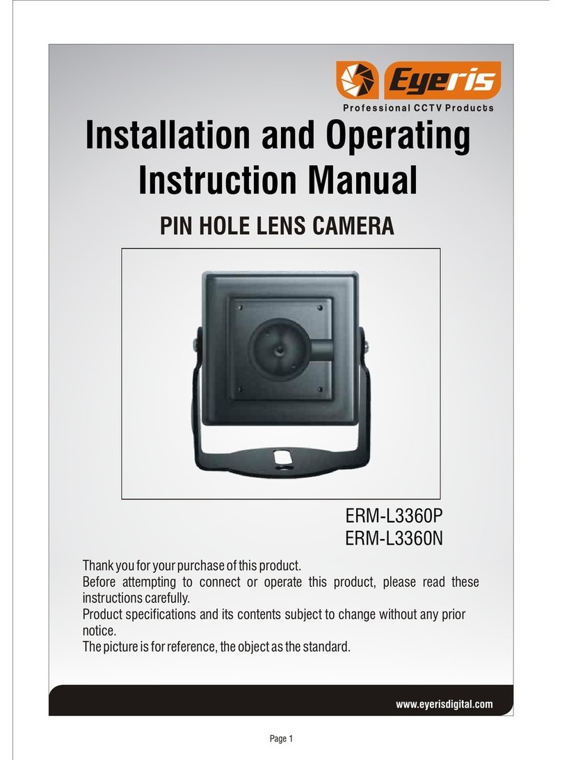 Eyeris ERM-L3360P Installation and operating instruction manual