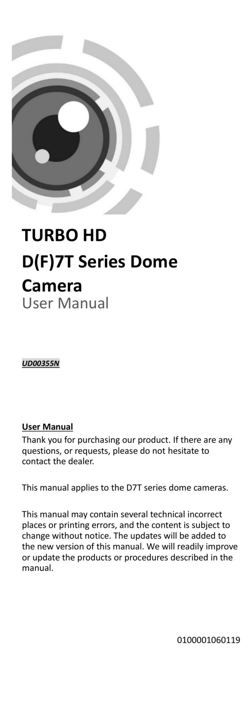 HIK VISION TURBO HD DF7T Series user manual