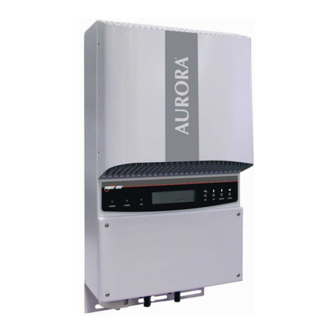 Power One Aurora PVI-3.8/4.6-I-OUTD User manual