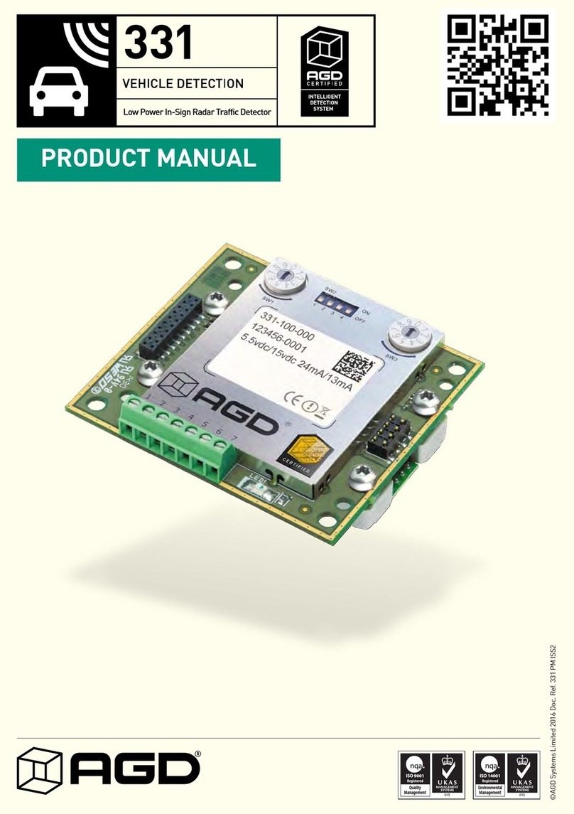 AGD 331 User manual