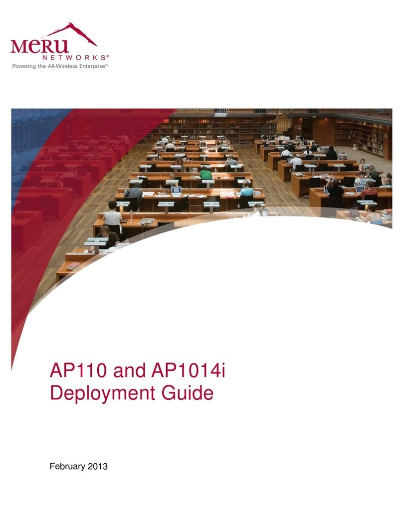 Meru Networks AP110 series Deployment guide