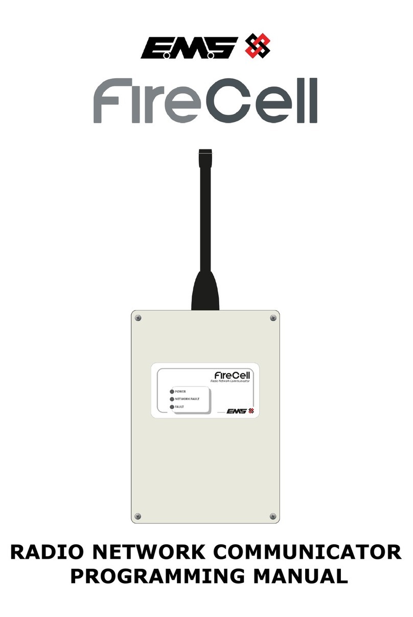 EMS FIRECELL Programming manual