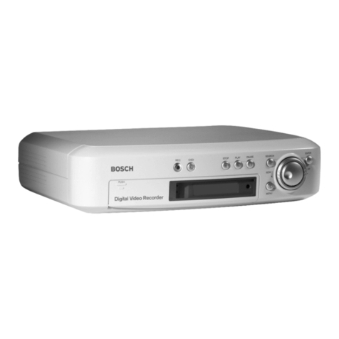Bosch DVR1A1081 User manual Bosch DVR1A1081 User manual