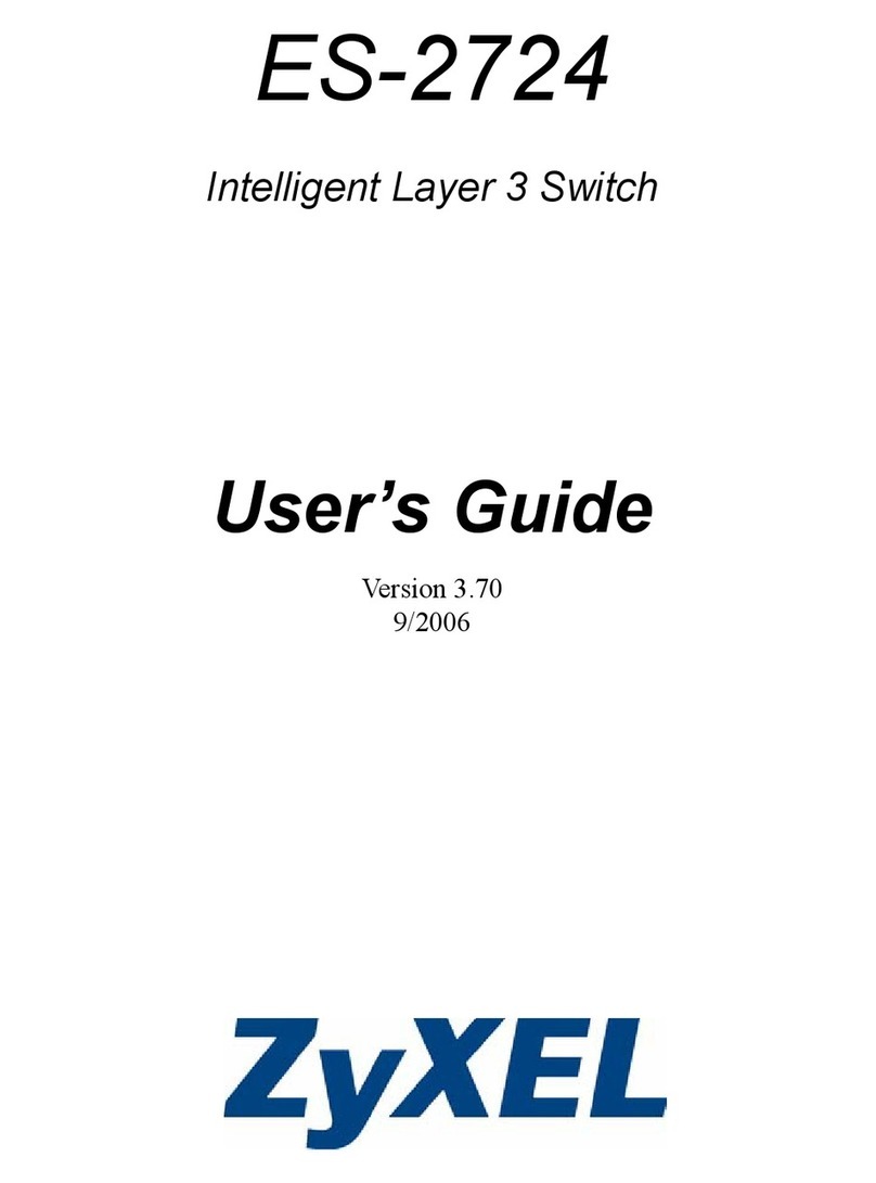 ZyXEL Communications ZyXEL Dimension ES-2724 User manual