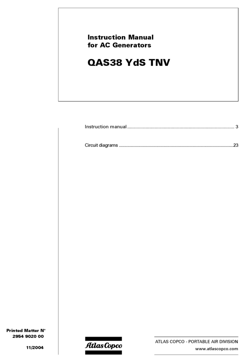 Atlas Copco QAS38 Yd(S) User manual