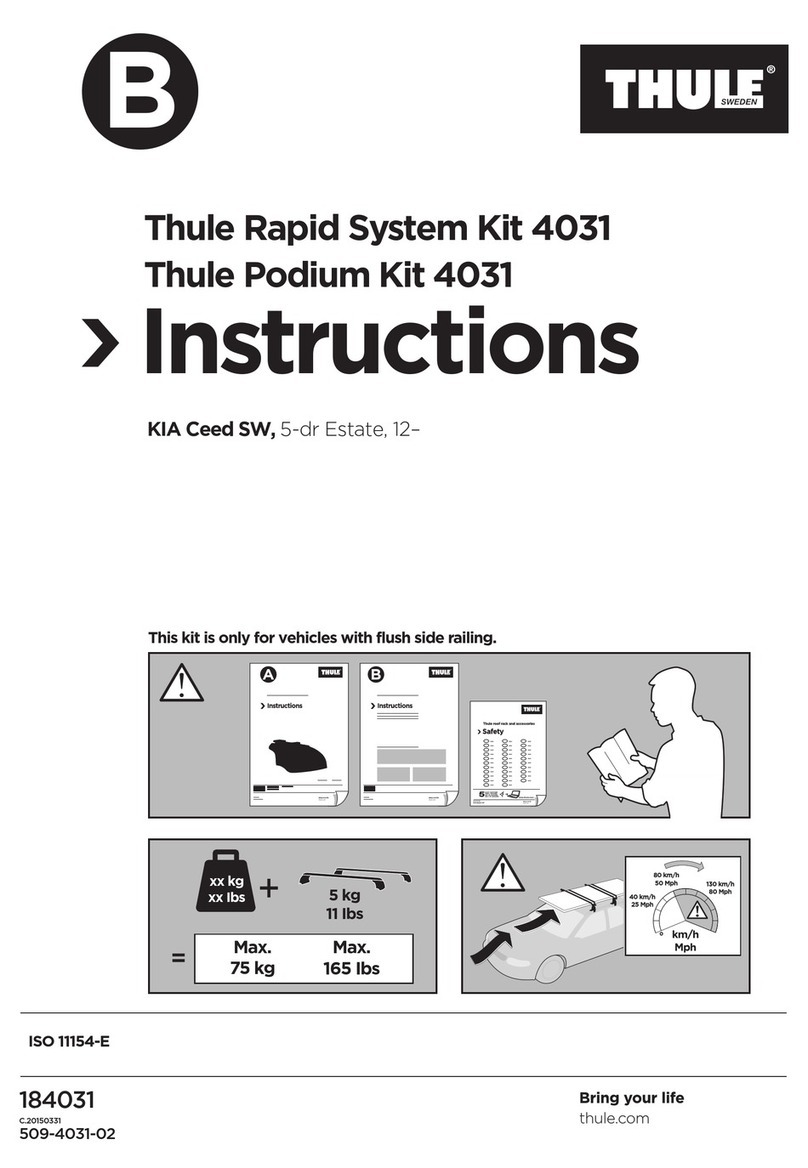 Thule 4031 User manual