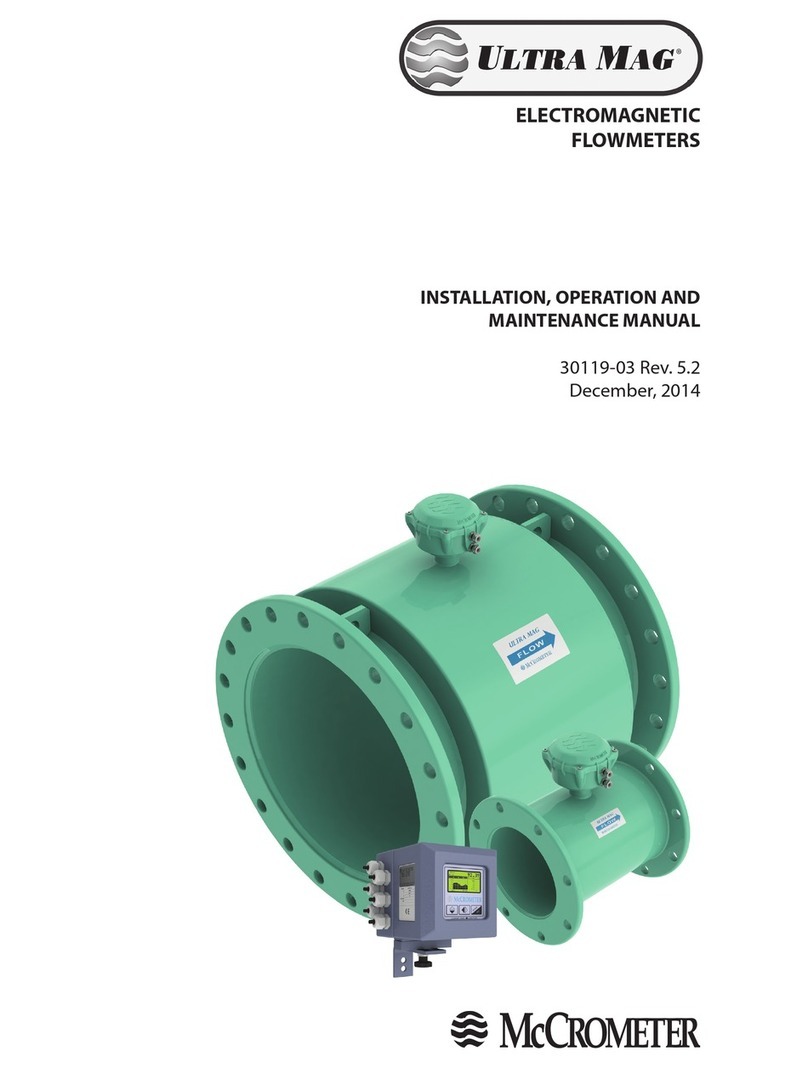 McCrometer Ultra Mag Installation, operation and maintenance manual