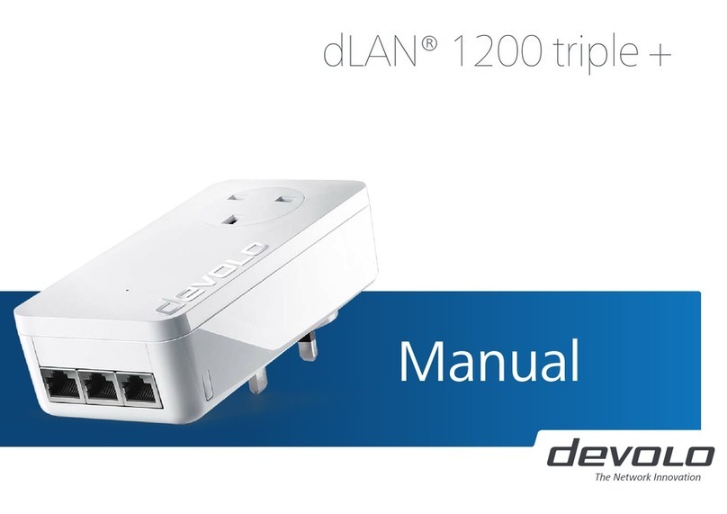 Devolo dLAN 1200 triple Plus User manual
