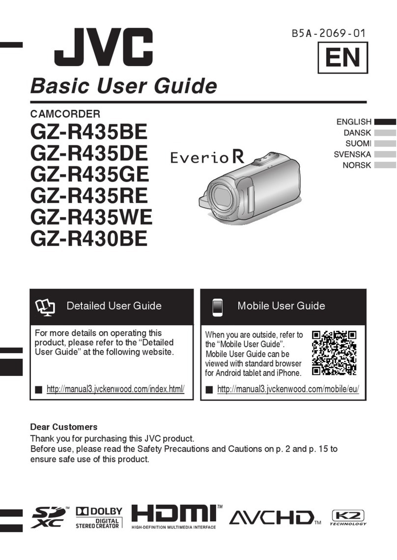 JVC GZ-R435BE Operating and maintenance manual