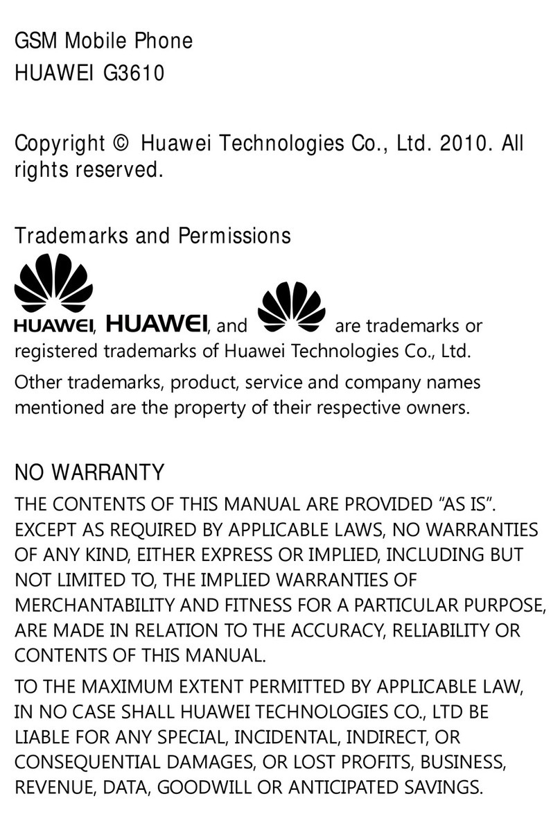 Huawei G3610 User manual Huawei G3610 User manual