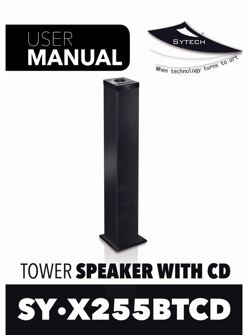 Sytech SY-X255BTCD User manual