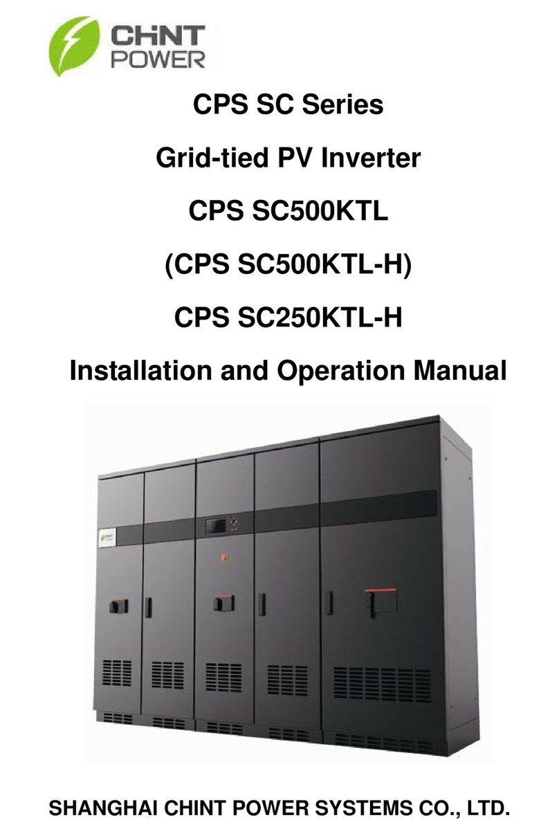 CHNT Power CPS SC500KTL User manual