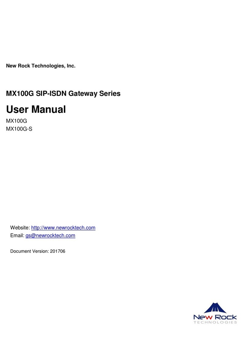New Rock Technologies MX100G User manual