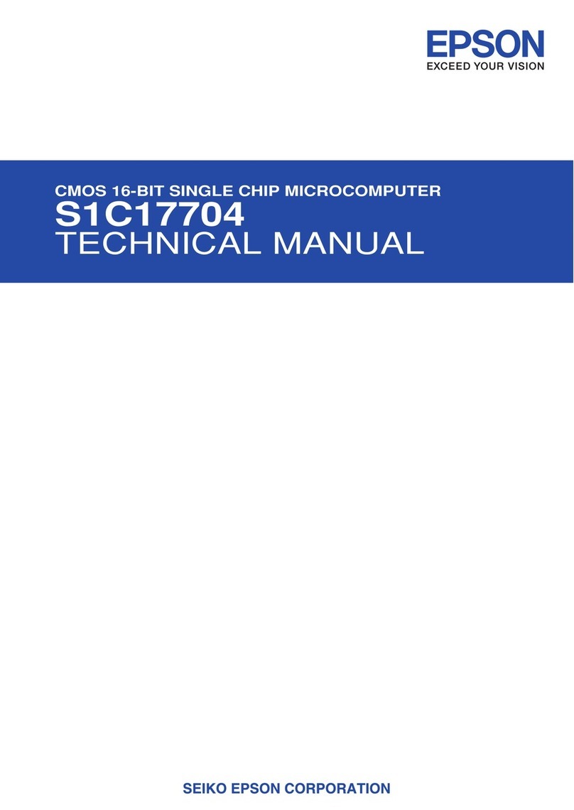 Epson S1C17704 User manual