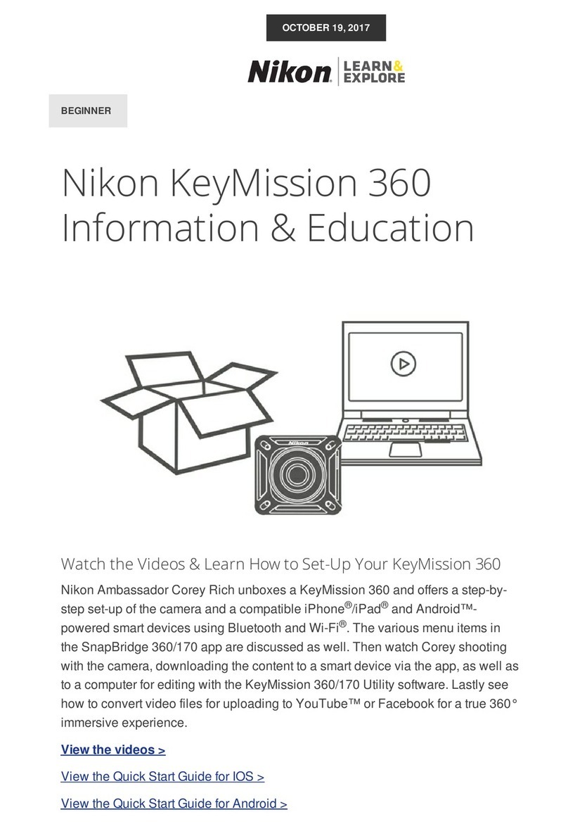 Nikon KEYMISSION 360 Owner's manual