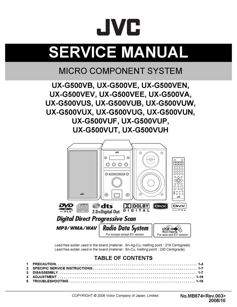 JVC UX-G500VB User manual