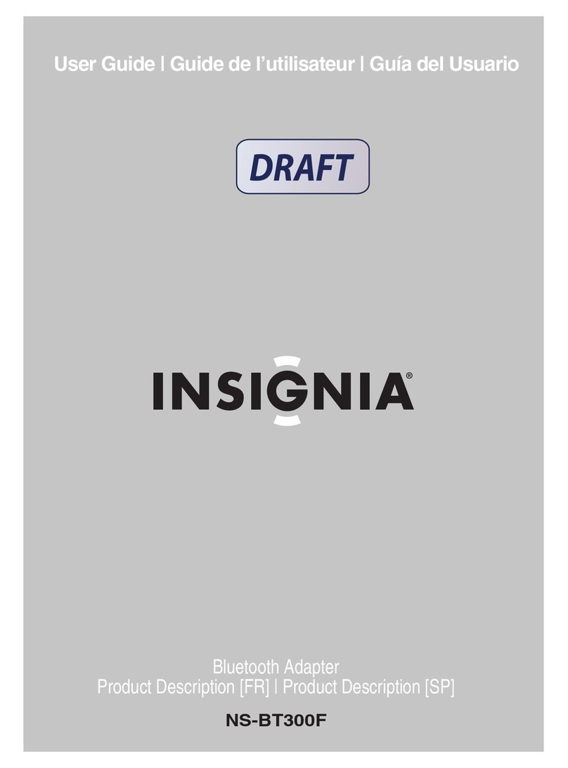 Insignia NS-BT300F User manual