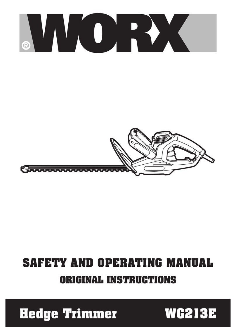 Worx WG213E User manual