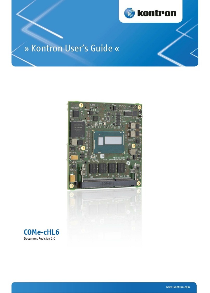 Kontron COMe-cHL6 User manual