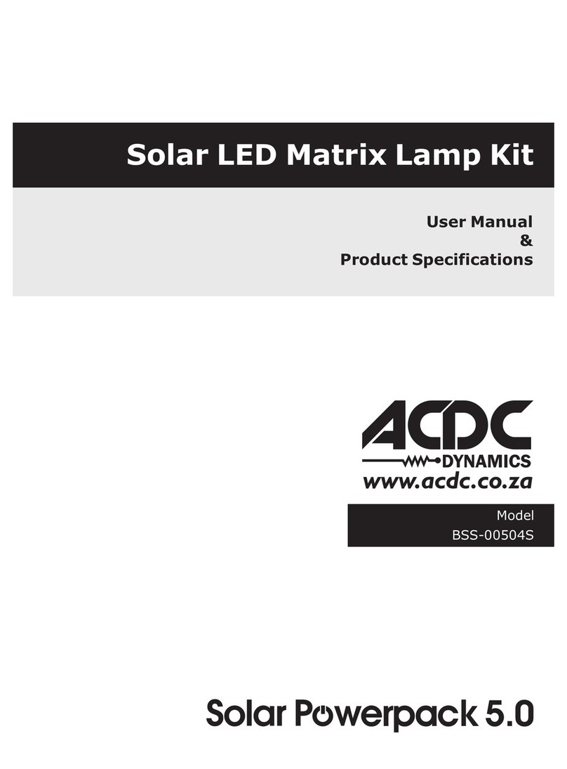 ACDC BSS-00504S User manual