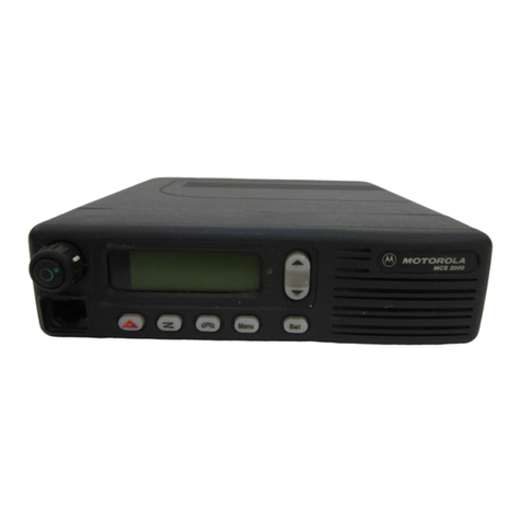 Motorola MCS 2000 I user guide
