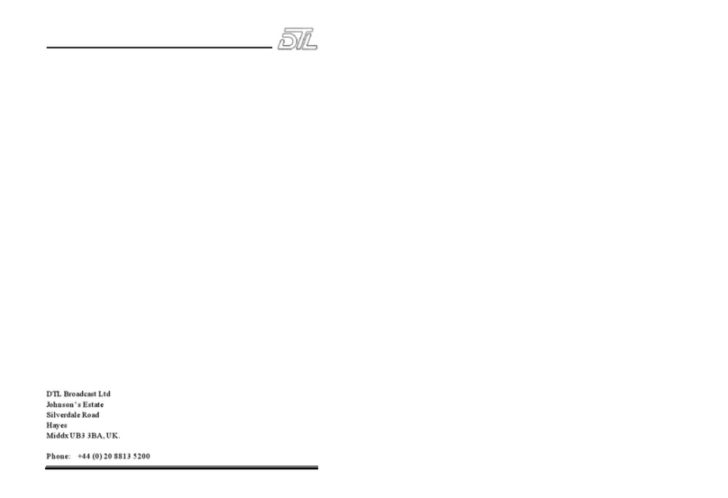 DTL Broadcast Routemaster 5SV2975F 16x1 user guide