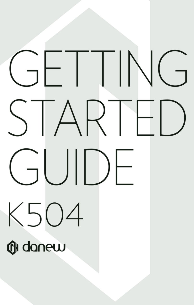 danew K504 Getting started guide