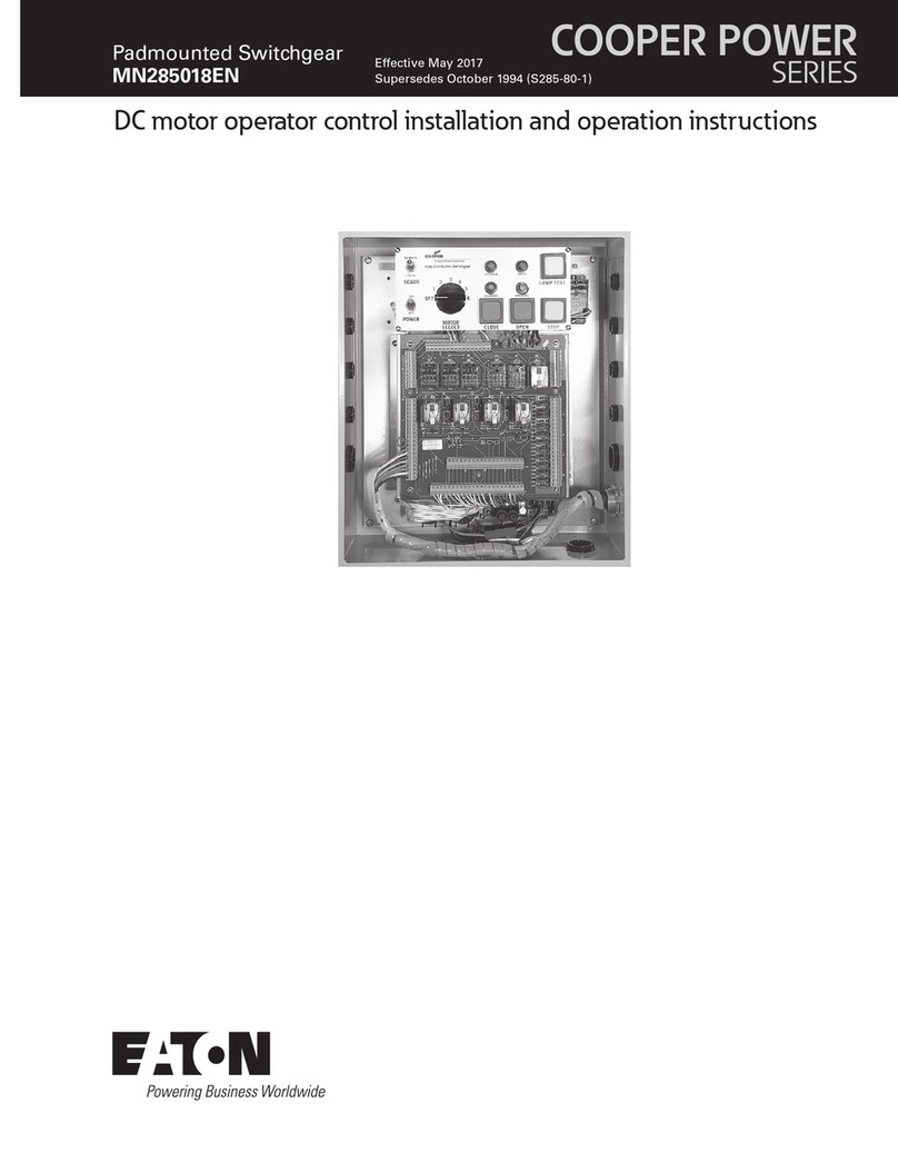 Eaton COOPER POWER SERIES User manual