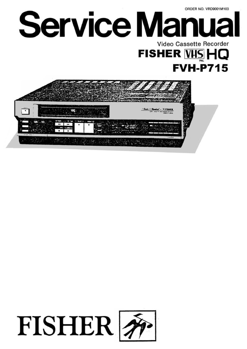 Fisher FVH-P715 User manual
