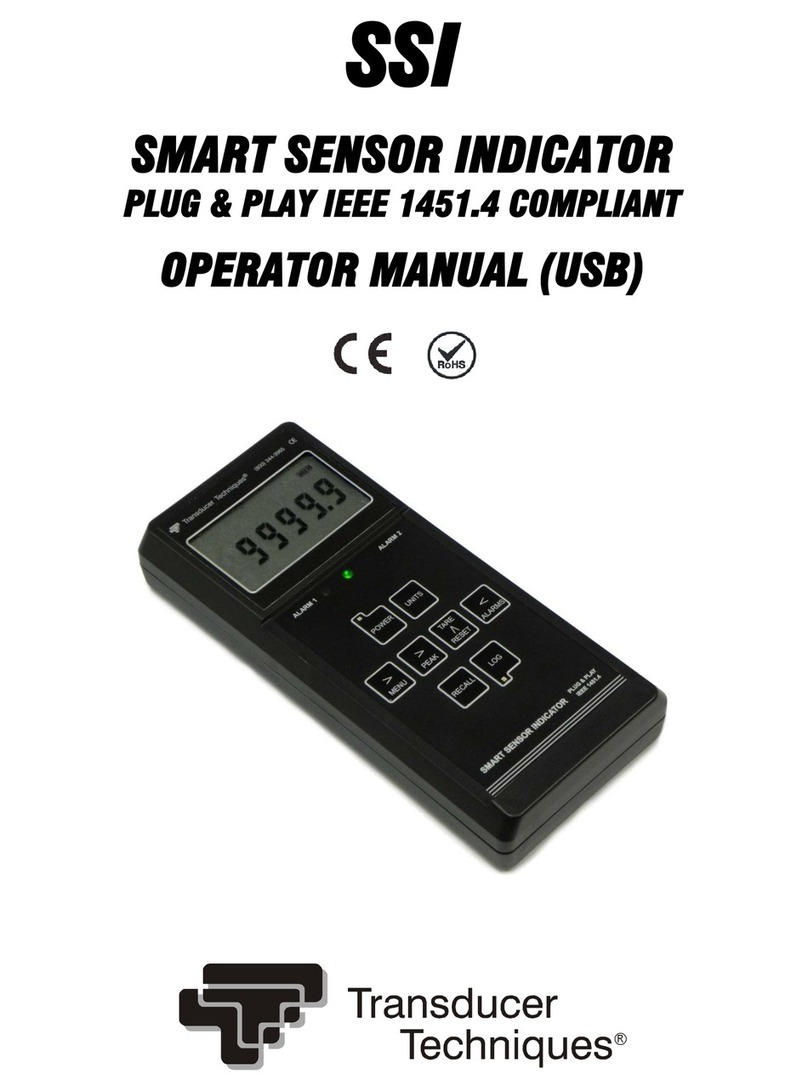 Transducer Techniques SSI User manual