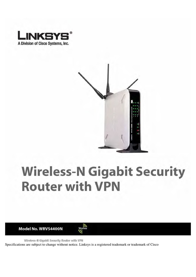 Linksys WRVS4400N - Small Business Wireless-N Gigabit Security... User manual