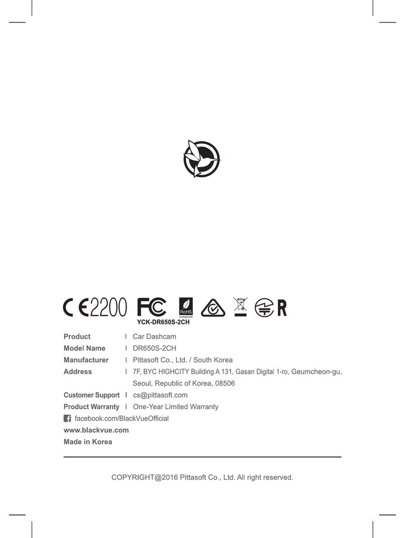 BlackVue DR650S-2CH TRUCK quick start guide