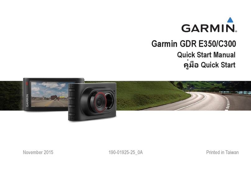 Garmin GDR E350 quick start guide