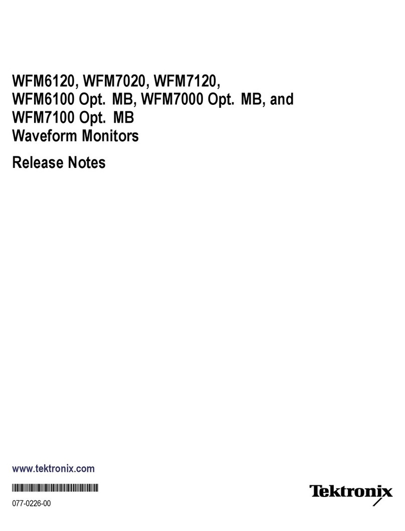 Tektronix WFM6120 How to use